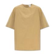 Bottega Veneta Avslappnad T-shirt Beige, Dam