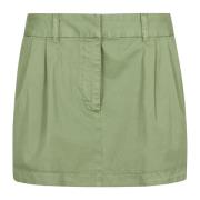 Stella McCartney Bubblekjol i Garment Dyed-stil Green, Dam