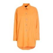 Bitte Kai Rand Core Cotton Stor Skjorta Sunset Orange Orange, Dam