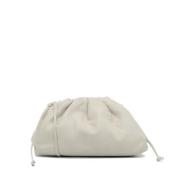 Bottega Veneta Vintage Pre-owned Laeder crossbodyvskor White, Dam