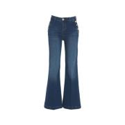 Liu Jo Flare Jeans för kvinnor Blue, Dam