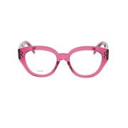 Celine Stiliga Glasögon med 51mm Linsbredd Pink, Dam