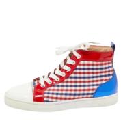Christian Louboutin Pre-owned Pre-owned Tyg sneakers Red, Dam