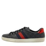 Gucci Vintage Pre-owned Belagd canvas sneakers Gray, Dam