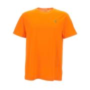 Polo Ralph Lauren Broderade Logotyp T-shirts och Polos i Orange Orange...