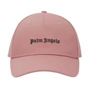 Palm Angels Broderad baseballkeps Pink, Herr