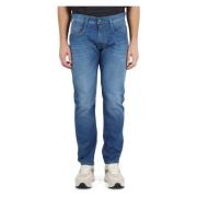 Replay Faded Slim-Fit Jeans Blue, Herr