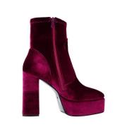 Noa Harmon Heeled Boots Pink, Dam