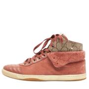 Gucci Vintage Pre-owned Canvas sneakers Pink, Dam