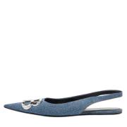 Balenciaga Vintage Pre-owned Denim sandaler Blue, Dam