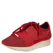 Balenciaga Vintage Pre-owned Laeder sneakers Red, Dam