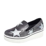 Stella McCartney Pre-owned Pre-owned Satin sneakers Gray, Dam