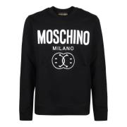 Moschino Fantasia Sweatshirt Uppgradera Stilig Lyx Black, Herr