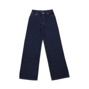 A.p.c. Klassiska Bootcut Jeans Blue, Dam