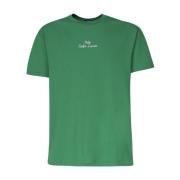 Polo Ralph Lauren Grön Bomull T-shirt med Logobroderi Green, Herr