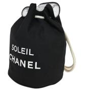 Chanel Vintage Pre-owned Canvas chanel-vskor Black, Dam