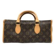 Louis Vuitton Vintage Pre-owned Canvas handvskor Brown, Dam