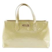 Louis Vuitton Vintage Pre-owned Canvas axelremsvskor Beige, Dam