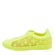 Louis Vuitton Vintage Pre-owned Laeder sneakers Yellow, Dam