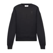 Ami Paris Sweatshirt med logotyp Black, Herr