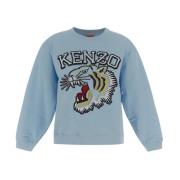 Kenzo Bomullssweatshirt Blue, Dam