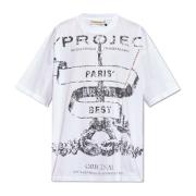 Y/Project Tryckt T-shirt White, Herr