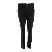 Dsquared2 Svarta Skater Jeans för Herrar Black, Herr