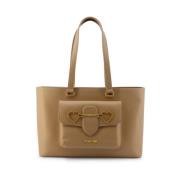 Moschino Nude Axelremsväska för Damer Beige, Dam