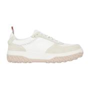 Thom Browne Vita Letterman Sneakers med Cable Knit Sula Multicolor, He...