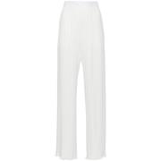 Lanvin Vita Veckade Byxor White, Dam