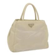 Prada Vintage Pre-owned Tyg prada-vskor Beige, Dam