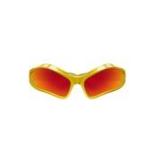 Balenciaga Gula & Orange Solglasögon för Kvinnor Yellow, Dam