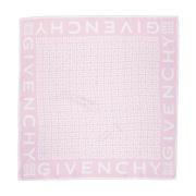 Givenchy Silkeskvadrat 4G Logotryck Pink, Dam