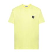 Stone Island Klassisk T-Shirt Yellow, Herr