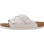 Birkenstock Sliders Beige, Dam