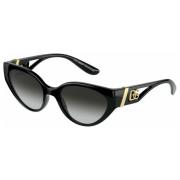 Dolce & Gabbana Modernt Cat-Eye Solglasögon Black, Dam