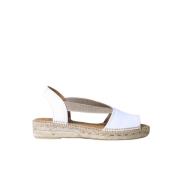 Toni Pons Flat Sandals White, Dam