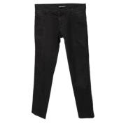 Dolce & Gabbana Pre-owned Pre-owned Bomull jeans Black, Dam