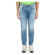 Replay Biopack: Slim-fit jeans med fem fickor och vintageeffekt Blue, ...