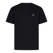 C.p. Company Svarta T-shirts och Polos med Goggle Hood Grafiskt Tryck ...