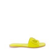 Valentino Garavani Slip-On VLogo Sandaler Yellow, Dam