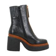 Noa Harmon Heeled Boots Black, Dam