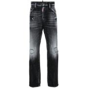 Dsquared2 Svarta Jeans 642 Jean Black, Herr