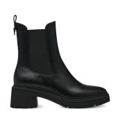 Tamaris Svarta Chelsea Boots - Tidlös Stil Black, Dam