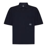 C.p. Company Blåa T-shirts Polos för män Blue, Herr
