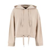 Parajumpers Bambu Bomull Hoodie med Justerbar Huva Beige, Dam