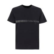 Parajumpers Bomull Crewneck T-shirt med Tryck Black, Herr