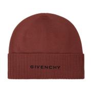 Givenchy Ull Logo Mössa Brown, Unisex
