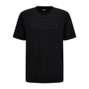 Guess Ekologisk Bomull 3D Logotyp T-Shirt - Svart Black, Herr