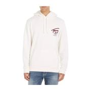 Tommy Hilfiger Beige 3D Street Hoodie Beige, Herr